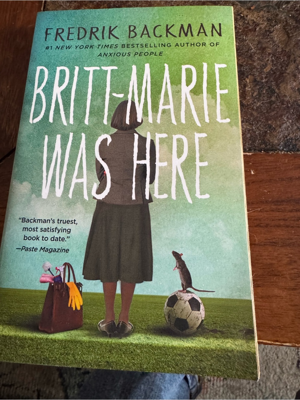 Britt-Marie Was Here by Fredrik Backman - Green Cover